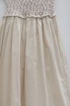 SWAYING/KNIT handmade crochet patchwork skirt SW24SS3B28 apricot